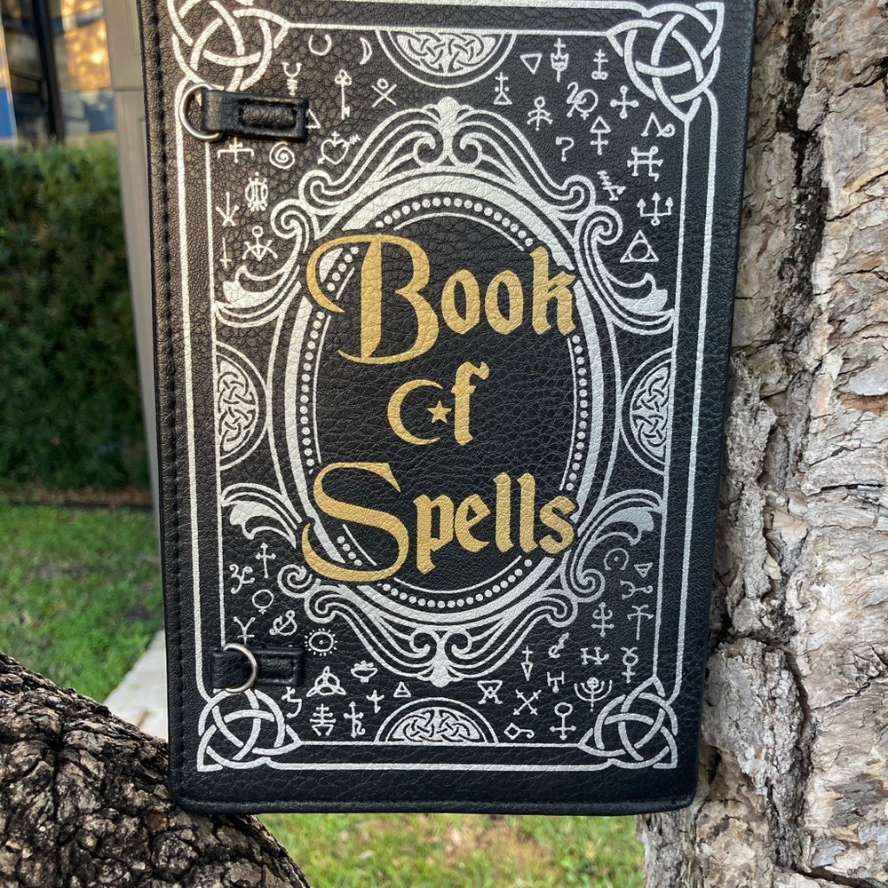 Book of spells cross body purse